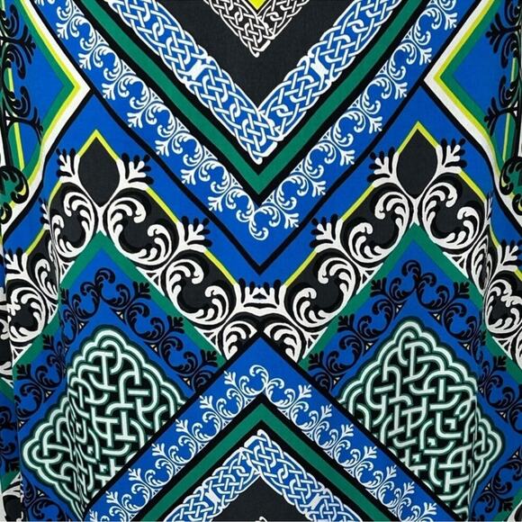 Laundry by Shelli Segal Shift Dress Psychedelic Retro Print Size Small - Picture 13 of 16